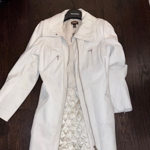 Danier Long Coat White Coat